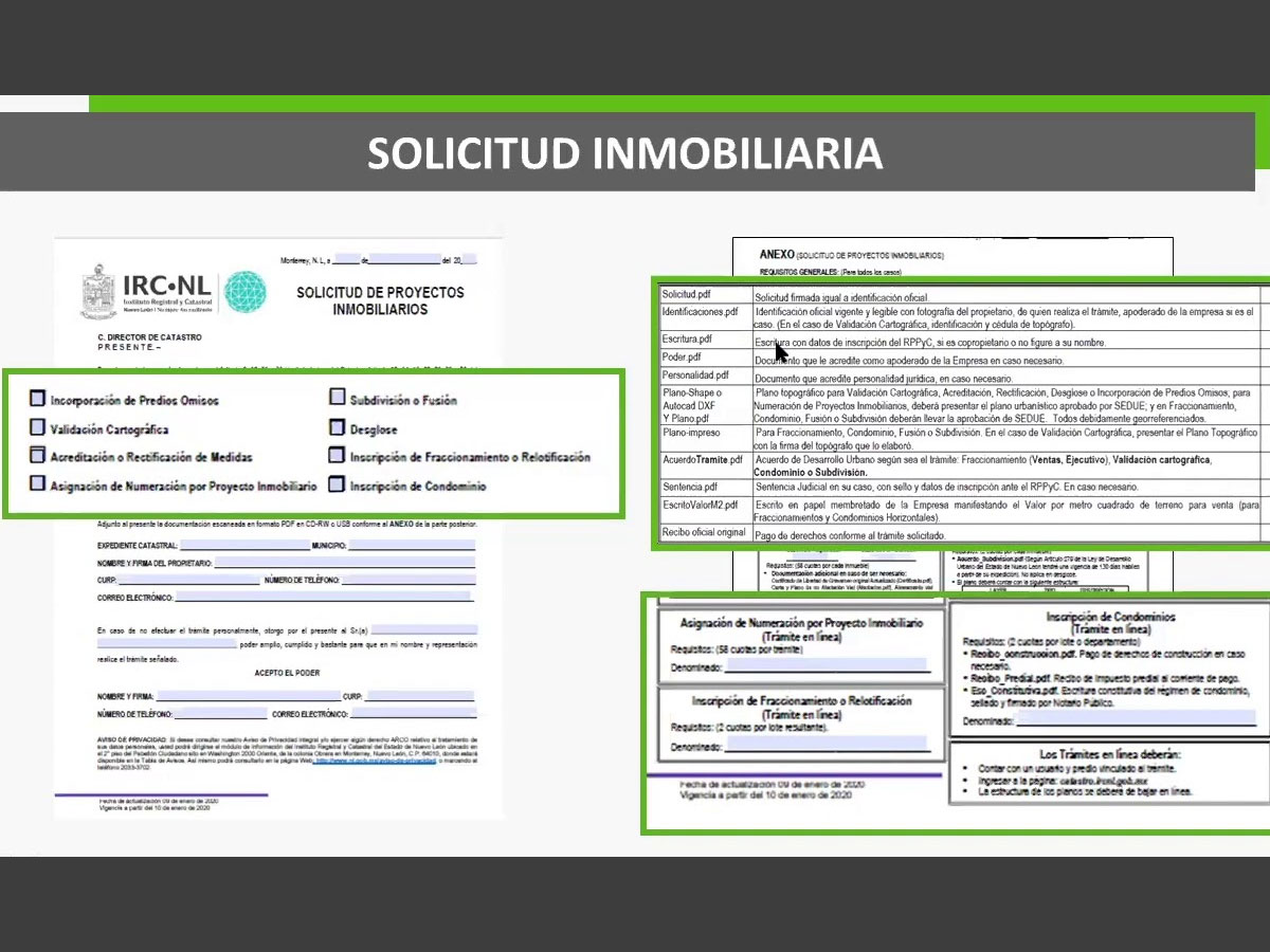 Revisión de instrumentos notariales y su regularización para su ingreso respectivo. Regularización y constancia de predial y agua